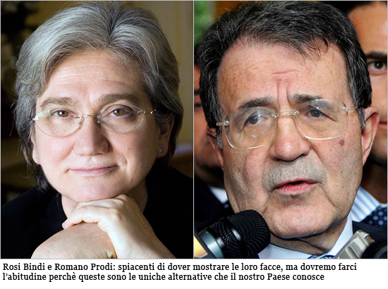 Rosy Bindi e Romano Prodi