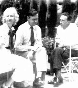 Louis and Walter Arnesberg with friend Marcel Duchamp