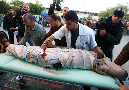 22 February 2008 - GAZA CITY, Gaza Strip - An Israeli airstrike killed two Palestinian gunmen in the Gaza Strip early Friday, Palestinians said, as Israel continued its dual policy of battling militants in the Hamas-controlled territory while pursuing peace talks with moderate Palestinians in the West Bank. 3347a888375d3bedb2b11b2a5cceb6ff-large.jpg