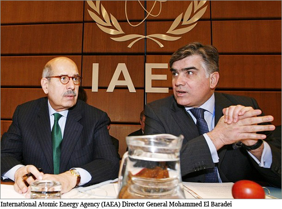 International Atomic Energy Agency (IAEA) Director General Mohammed El Baradei Baradei.jpg