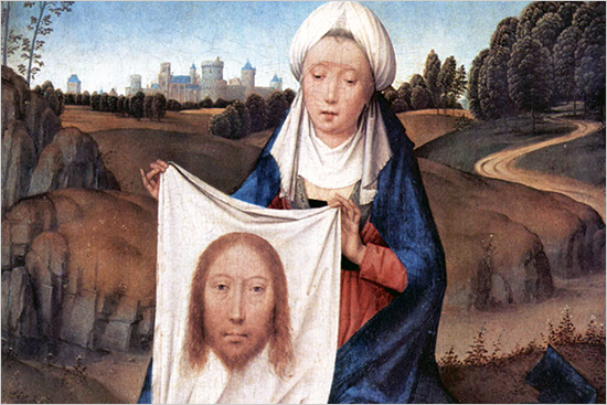 Santa Veronica con l’omonimo velo, dipinto di Hans Memling volto_manoppello_550.jpg