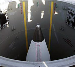 A long-rage ground-based missile silo is pictured July 17, 2007, at the Vandenberg Air Force Base in California, where the United States has tested the missile defence shield. missile-silo1.jpg