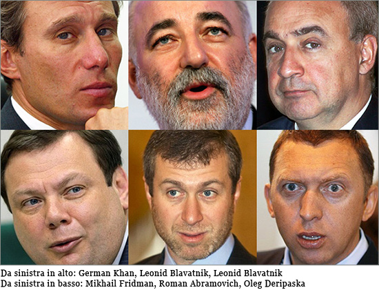 I due oligarchi Mikhail Fridman e Oleg Deripaska oligarchi.jpg
