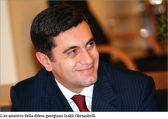L’ex ministro della difesa georgiano Irakli Okruashvili putin_oss.jpg